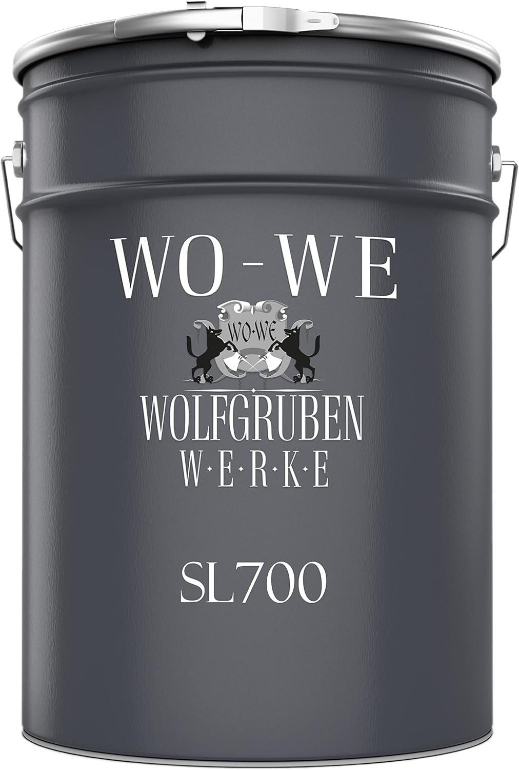WO-WE Kulissenschwarz Innenfarbe Wandfarbe - Schwarz Matt - Deckenfarbe Dispersionsfarbe 20L, 20L