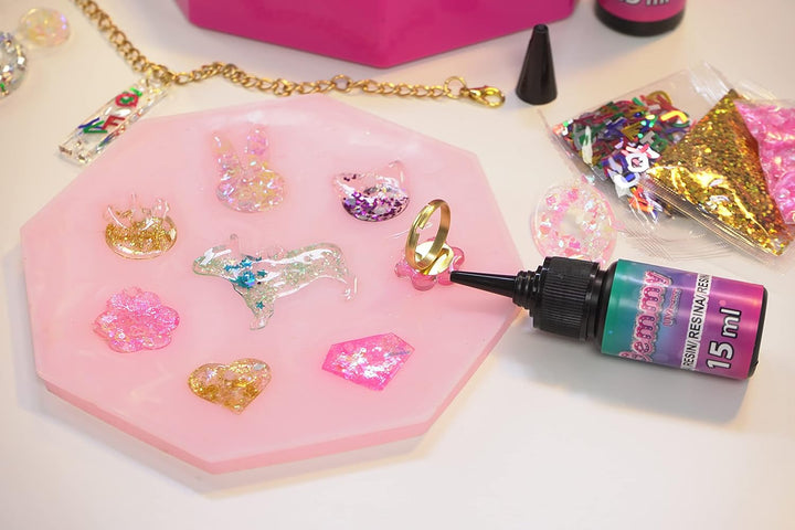 Nice - Gemmy UV-Fabrik-Set zum Erstellen oder Backen Ihres Lieblingsschmucks, mehrfarbig (83003)