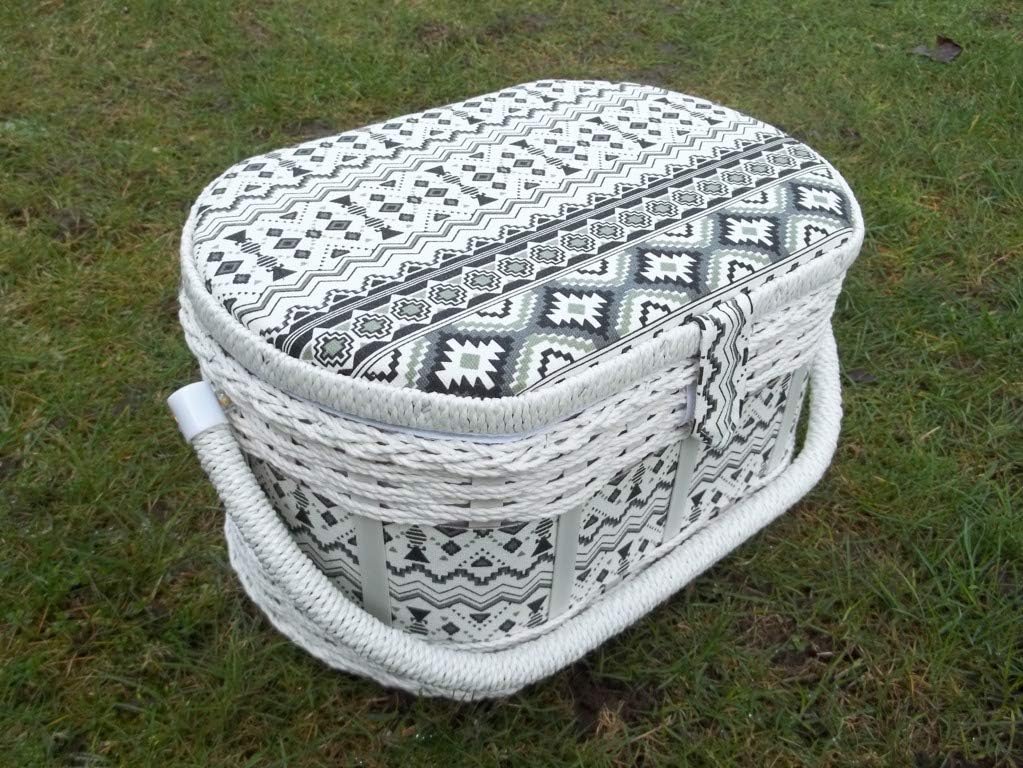 Nähkästchen mit Inhalt, Nähkorb incl. Nähset, Handarbeitskorb