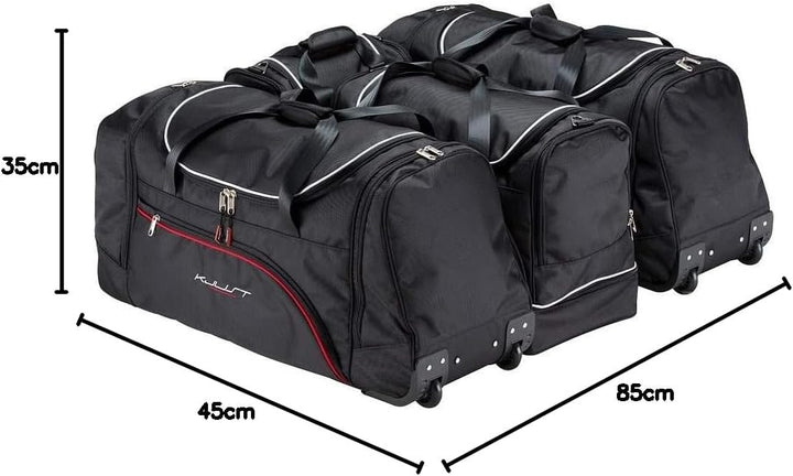 KJUST Dedizierte Kofferraumtaschen 4 stk kompatibel mit CITROEN C4 SUV III 2020+
