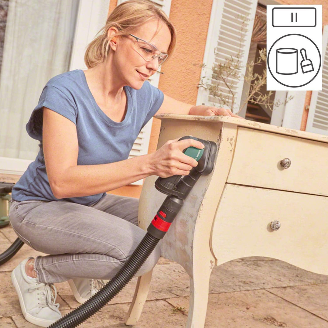 Bosch Akku Schleif- und Poliermaschine EasyCurvSander 12 (ohne Akku, 12 Volt System, Schleifteller-∅