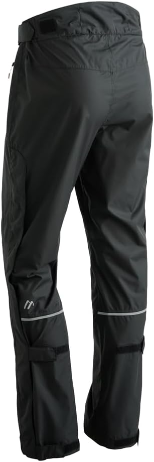 Maier Sports Herren Regen Überhose Raindrop M 46 Schwarz, 46 Schwarz