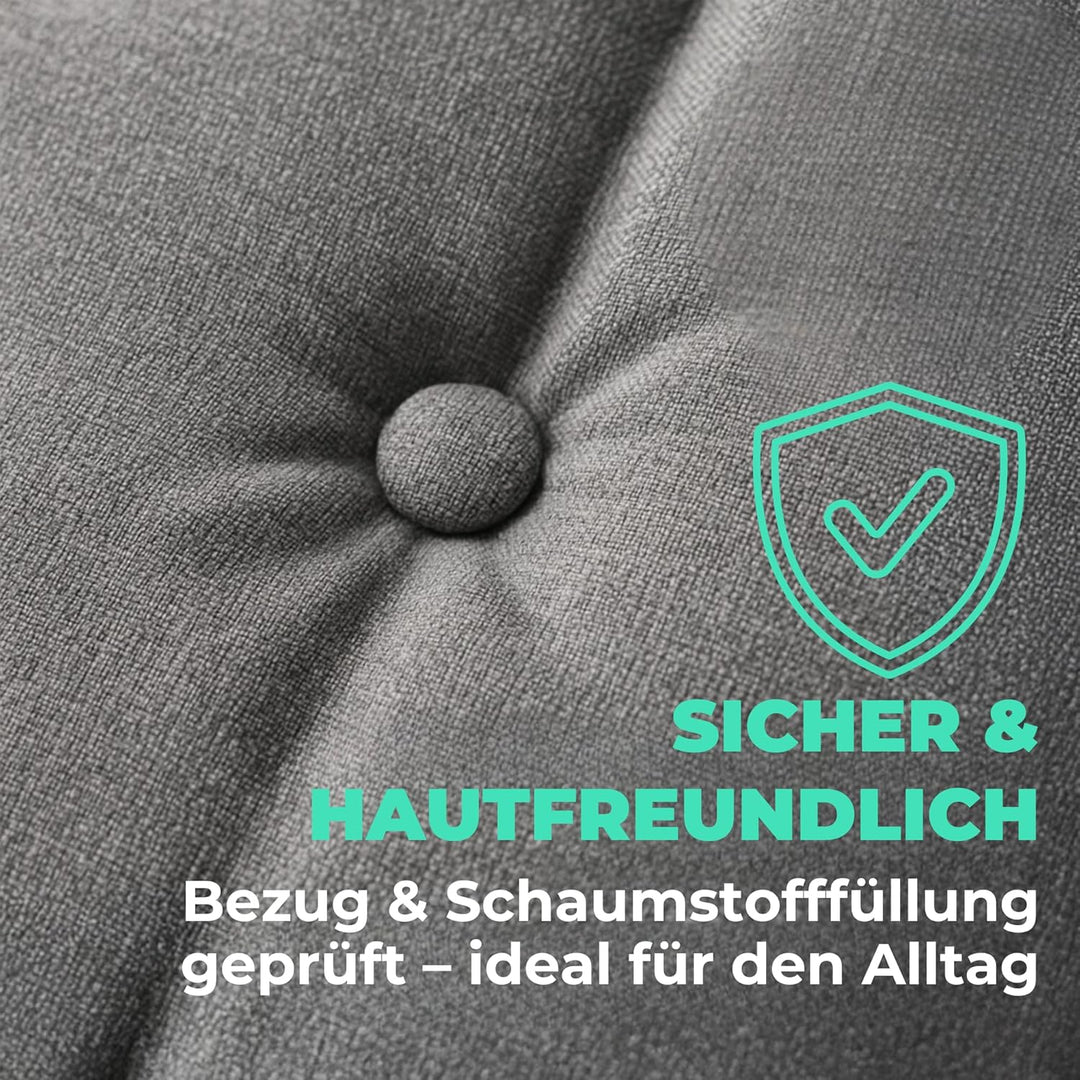 Hochlehner Auflagen 120x50x8cm, Wasserabweisend | Premium-Material 200gsm, Extra dicke Polsterung 8