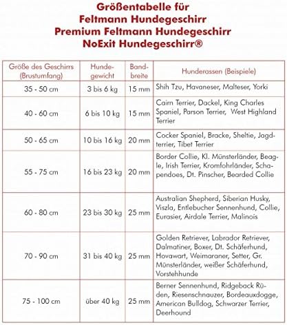 NoExit Hundegeschirr® - ausbruchssicher, Panikgeschirr, beige mit braunen Pfötchen, Bauchumfang 55-7
