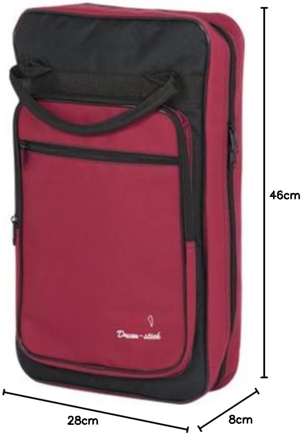 Ortola 6509 Tasche für Sticks schwarz, Bordeaux-rot)