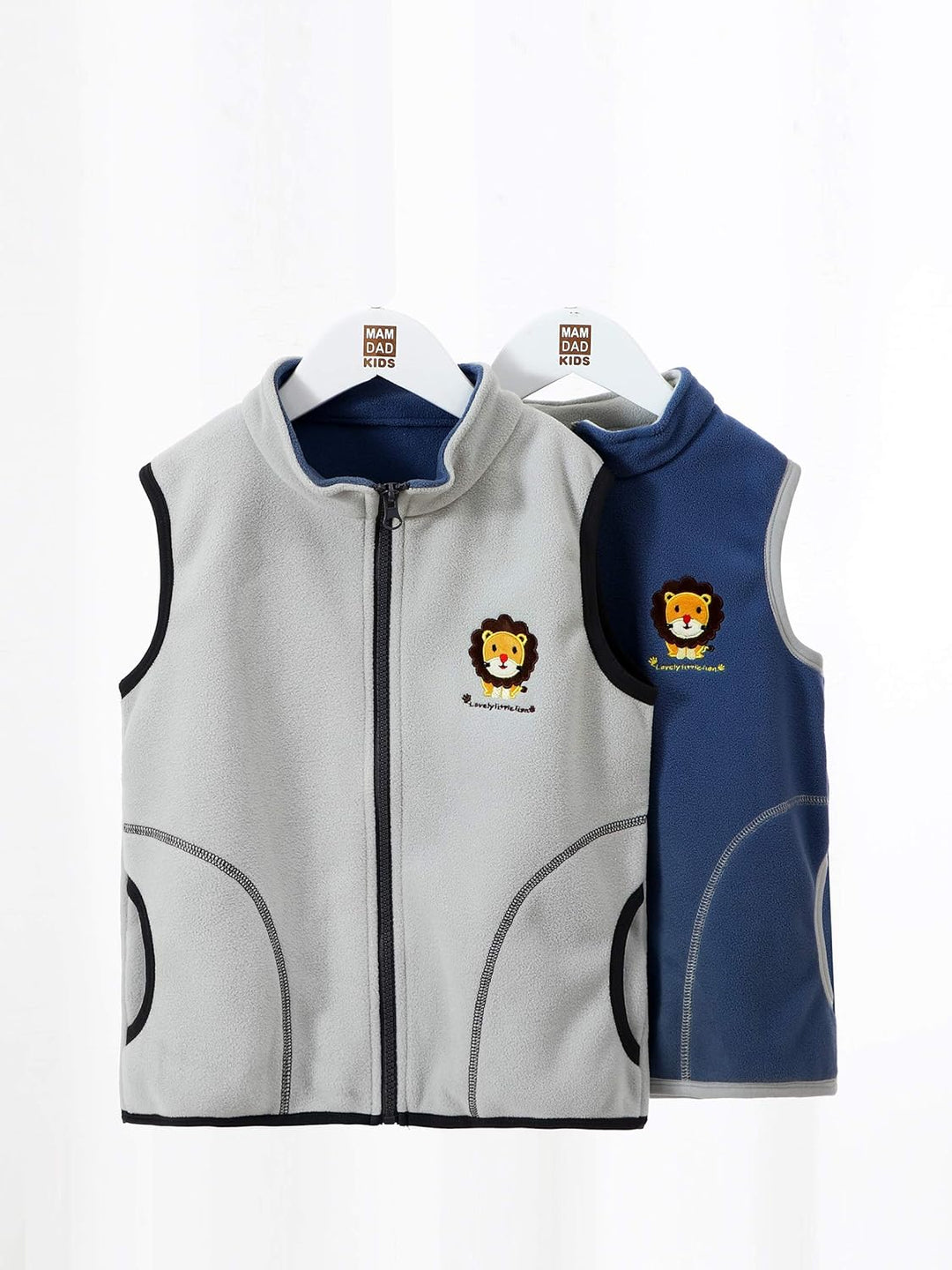 Baby Kleinkind Kinder Jungen Mädchen Polar Fleece Weste Stehkragen Reissverschluss Fleeceweste Kinde