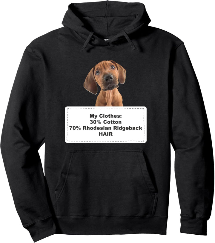 Funny Shedding Dog Rhodesian Ridgeback Pullover Hoodie