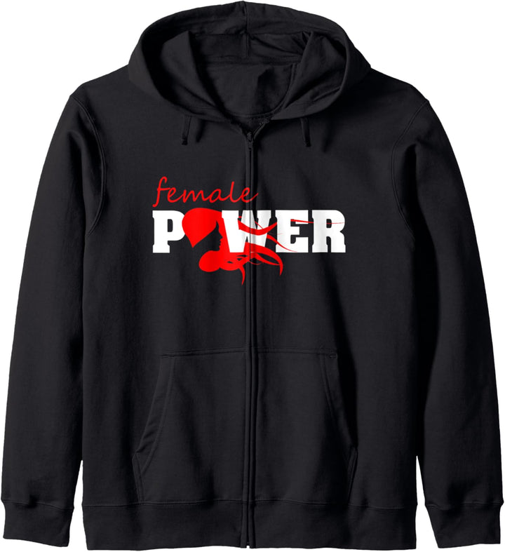 Female Power Girl Women Feminist Power Gender Equality Kapuzenjacke