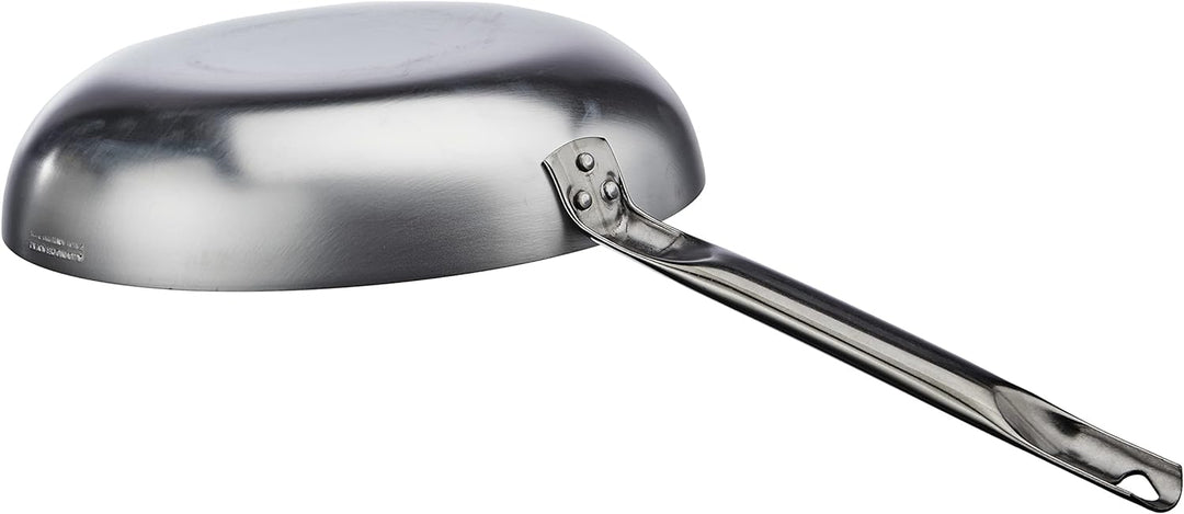 Pentole Agnelli ALMR1111B32 Senkkopf-Strahlungspfanne hoch, Aluminium 5 mm, 32 cm, 32 cm