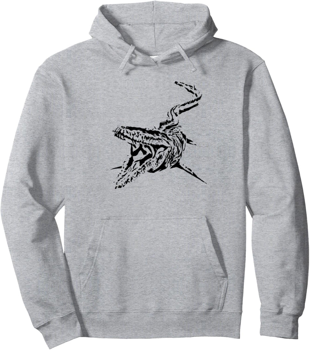 Mosasaurus Dinosaurier Dino Pullover Hoodie