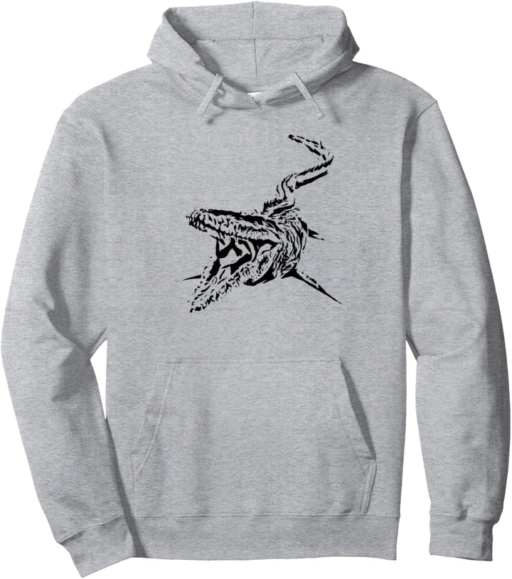 Mosasaurus Dinosaurier Dino Pullover Hoodie