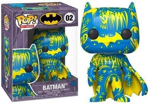Funko POP! Art Series: DC Comics #02 - Batman [Blue & Yellow] Artist Series Exclusive with Hard Stac