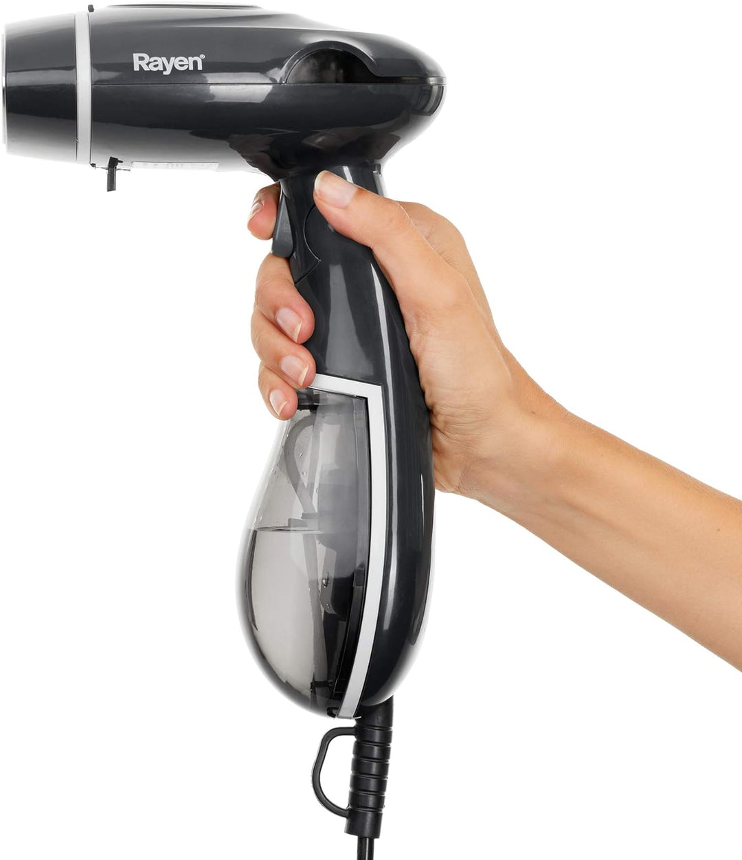 Rayen Vertikales Dampfbügeleisen | Reisebügeleisen | Abnehmbarer Tank 140 ml | Tragbar faltbar | Mas