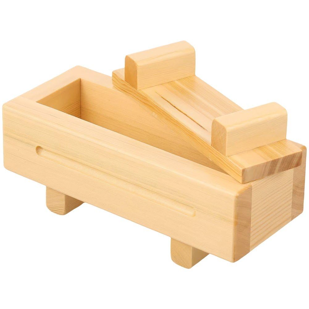 Sushi-pressformbox Aus Bambusholz, Traditioneller Oshizushi-Maker Für Reisrollen, DIY-Sushi-Set Für
