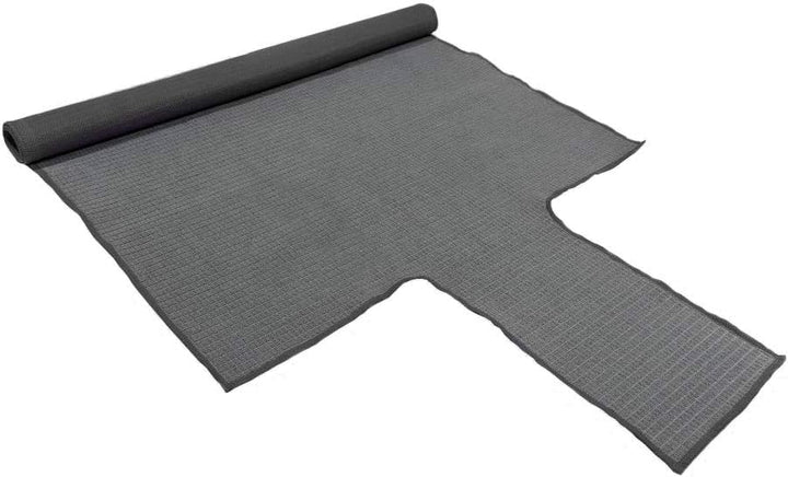 Salt & Honey Rutschfestes Pilates Reformer Matte Handtuch (schwarz), Schwarz