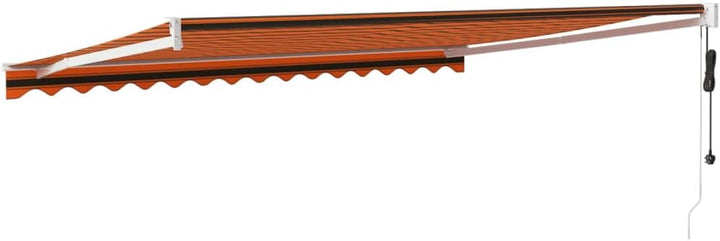 vidaXL Markise, Sonnenmarkise mit Kurbel Automatisch, Gelenkarmmarkise für Terrasse Balkon, Sonnensc