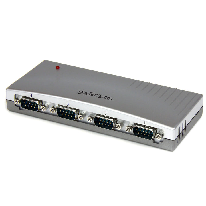 StarTech.com ICUSB2324 Adapter (4 Port USB auf seriell, RS232, DB9M, RS232) 4 Port Desktop, 4 Port D