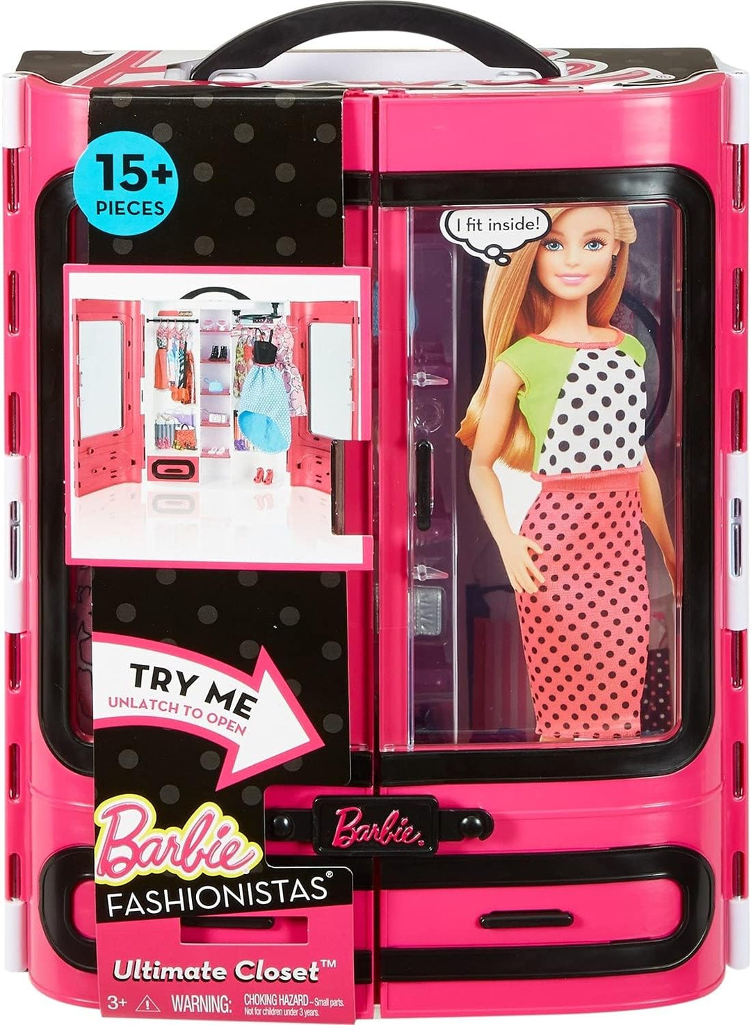 Mattel Barbie DMT57 - Barbie Kleiderschrank Single, Single