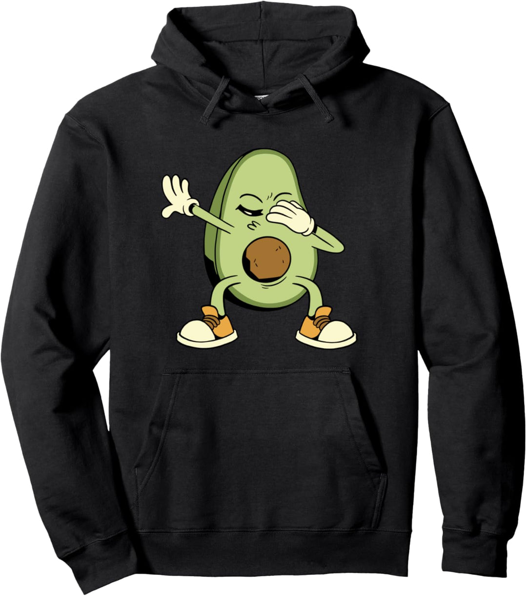 Lustiger Avocado Pullover Hoodie