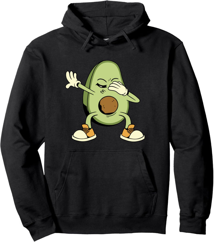 Lustiger Avocado Pullover Hoodie