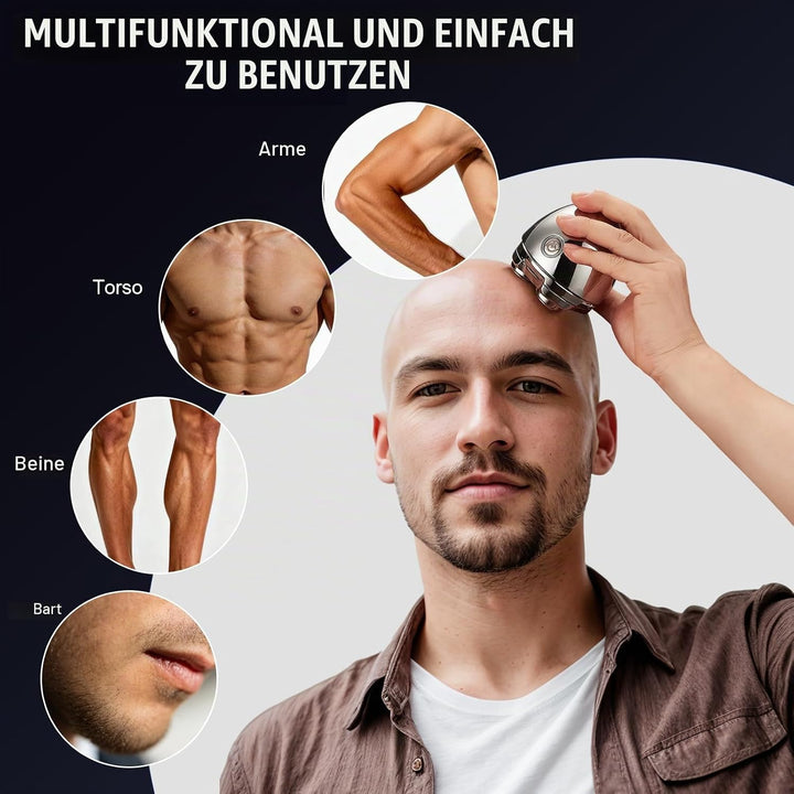 Elektrischer Glatzen Rasierer Herren Glatzenrasierer- 5D Wiederaufladbare Rasierer Herren Elektrisch