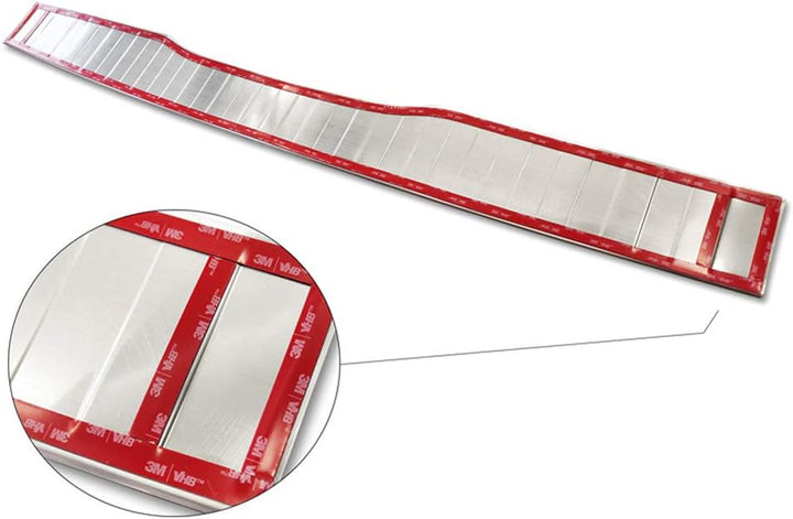 Avisa Chrom Edelstahl Heckstossstangenschutz kompatibel mit Mercedes Vito/V-Klasse 2014-2019 & Facel