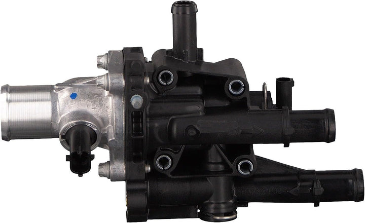 febi bilstein 49190 Thermostat mit Gehäuse, Dichtung und Temperaturschalter , 1 Stück