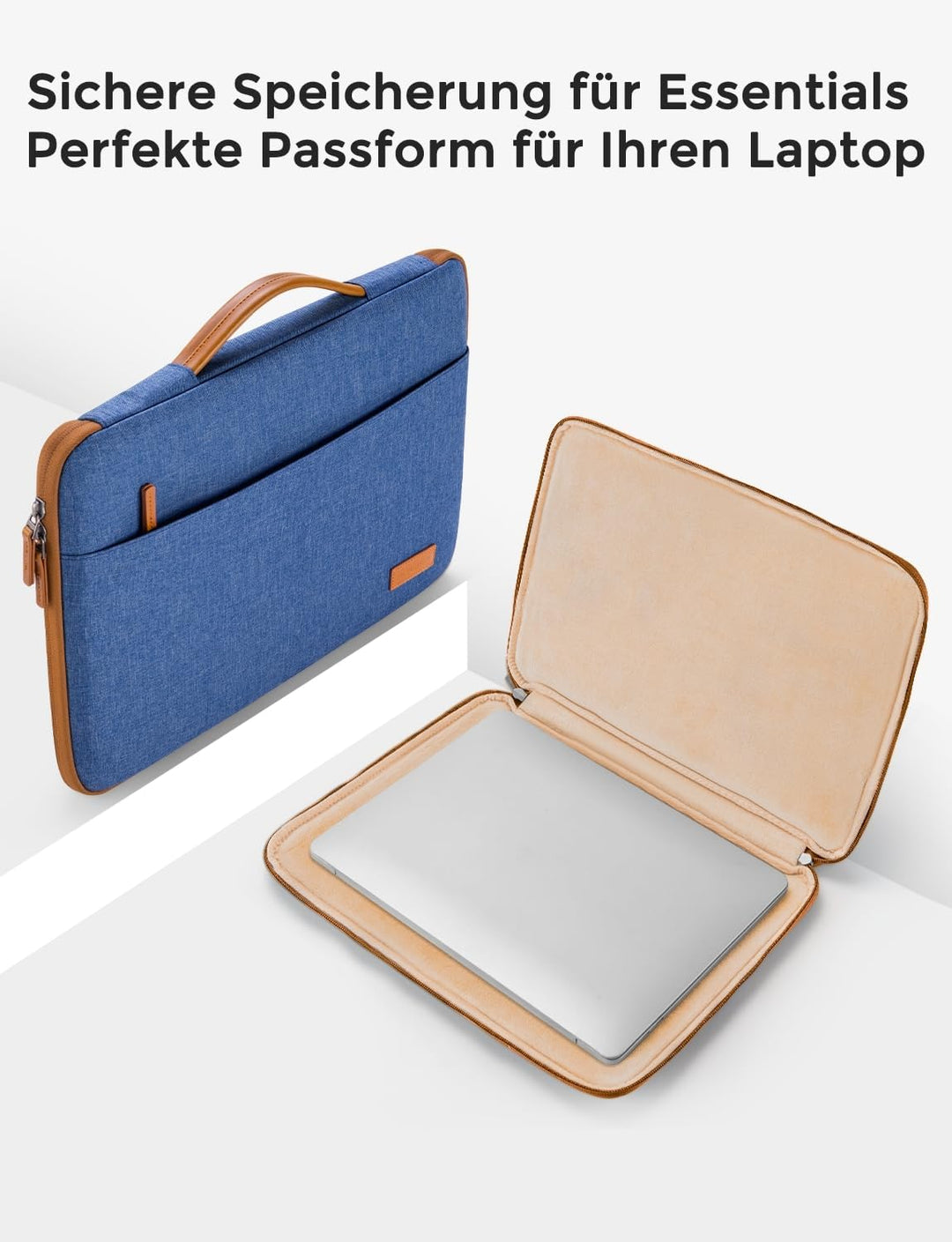 DOMISO Tasche Hülle für 14 Zoll Notebook Laptop Sleeve Case Wasserdicht Laptophülle Schutzhülle für
