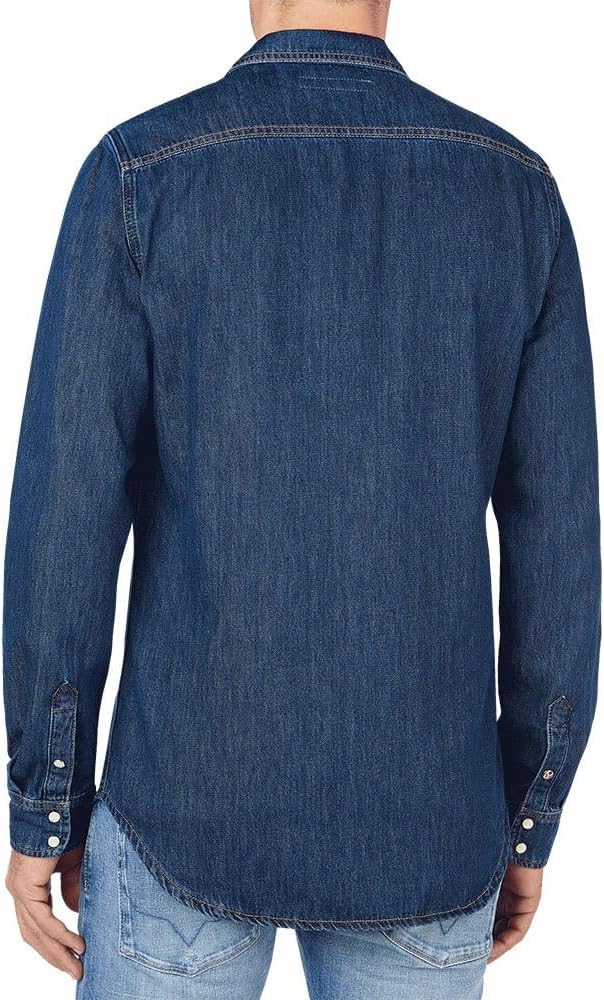 Pepe Jeans Herren Hammond Shirt (1er Pack) S Blue (Denim-xv9), S Blue (Denim-xv9)