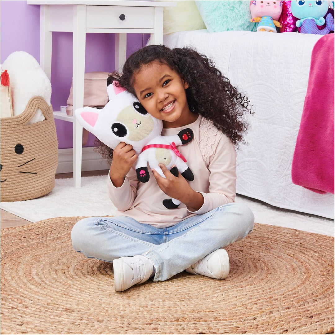 Gabby‘s Dollhouse, 33cm grosse Plüsch-Katze Talking Pandy Paws (deutsch: Panda Pfötchen) mit Lichter
