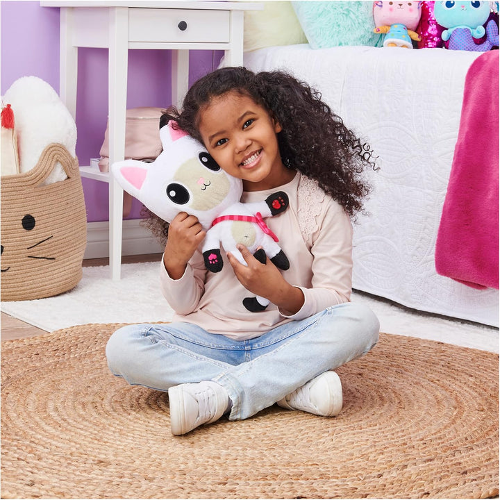 Gabby‘s Dollhouse, 33cm grosse Plüsch-Katze Talking Pandy Paws (deutsch: Panda Pfötchen) mit Lichter