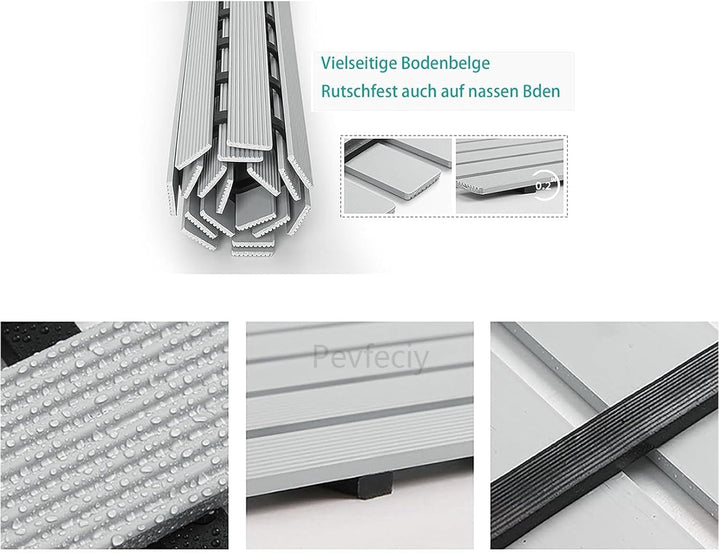 Pevfeciy Duschmatte rutschfest 61x61cm antirutschmatte dusche duscheinlage rutschfest Anti rutsch du