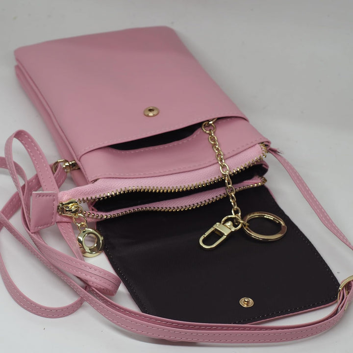 Damen Umhängetasche Leder, schicke Schultertasche mit Reissverschluss Damen und Mädchen, tragbar kle