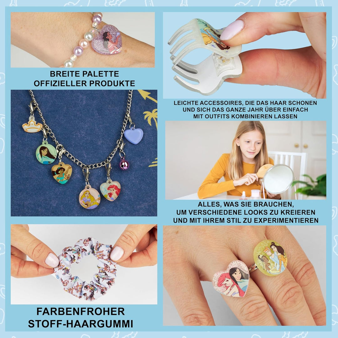 Get Trend Disney Prinzessinnen Adventskalender 2025 Mädchen, Haarschmuck & Schmuck, Weihnachts Count