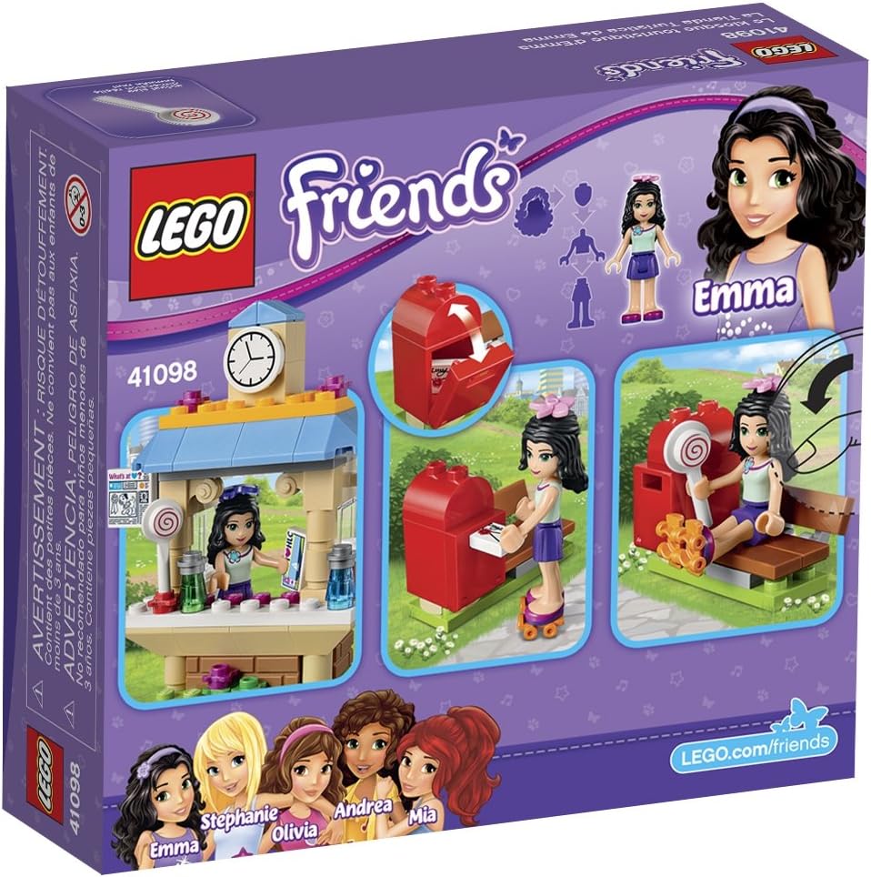LEGO Friends 41098 Emma's Tourist Kiosk Building Kit by