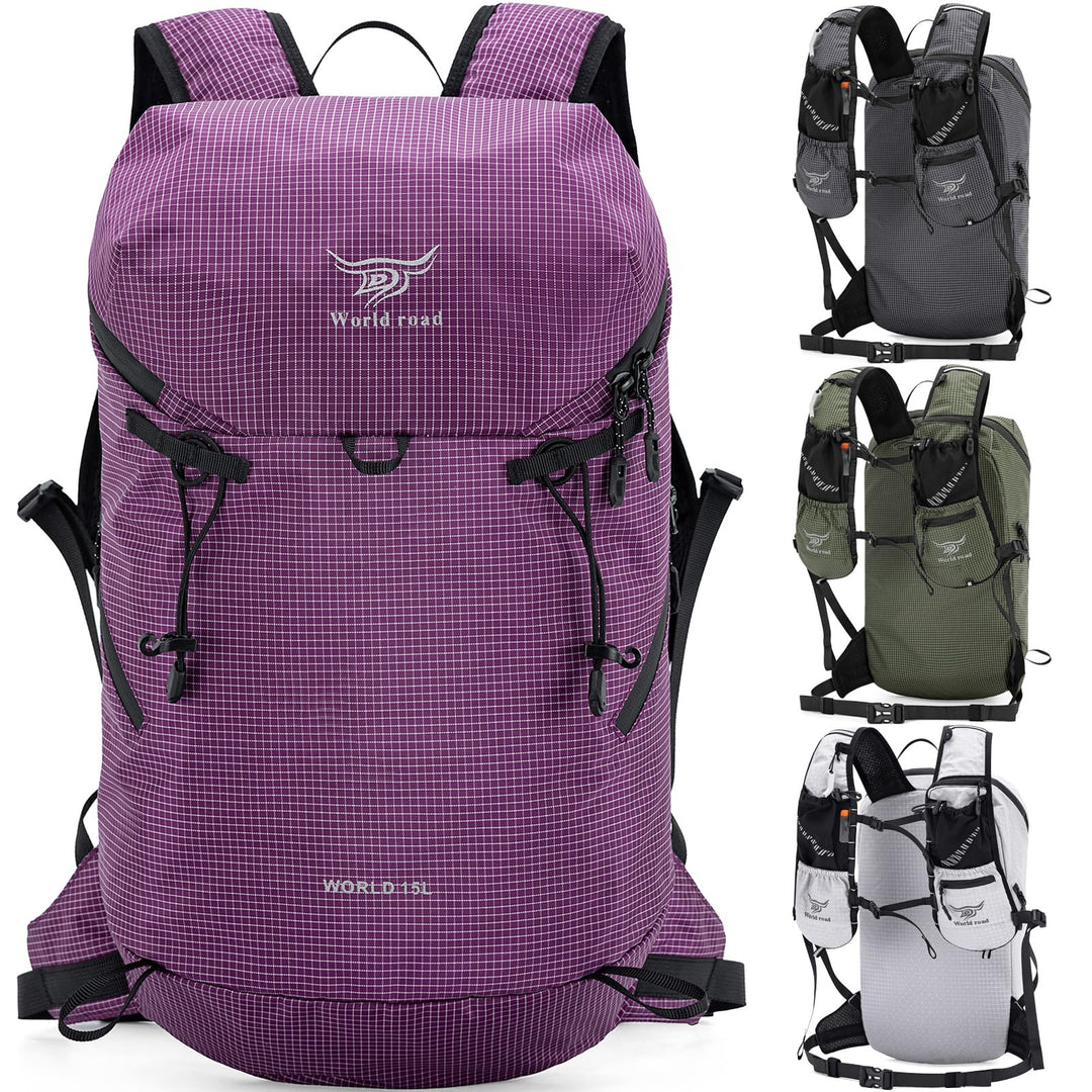 Kimwadalh Wanderrucksack für Damen 15L Trekkingrucksack Kleine Sport Rucksäcke für Radsport, Schule,