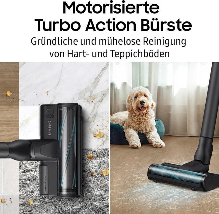 Samsung VCA-TAB90C Turbo Action Brush, Kraftvolle Staubsaugerbürste für Teppich & Hartboden, Passend
