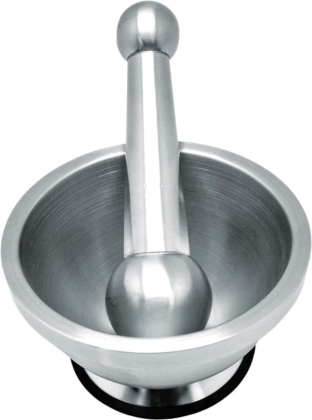 Vin Bouquet FIH 020 - Mörser mit Stössel, Ø 14 cm, mit rutschfester Basis, edelstahlfarben