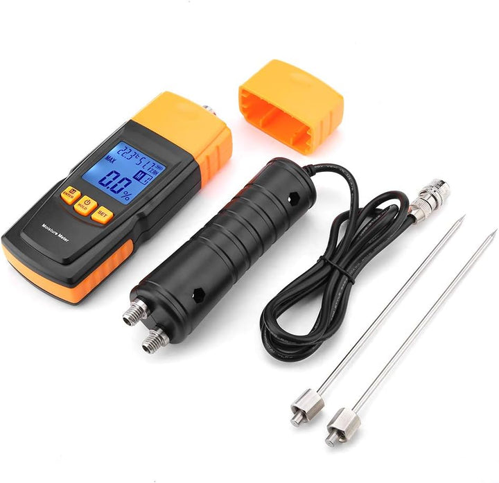 Holz Feuchtigkeitsmessgeräte, Fydun GM620 Feuchtetester LCD Display Digital Einstellbar -10-60 Getei