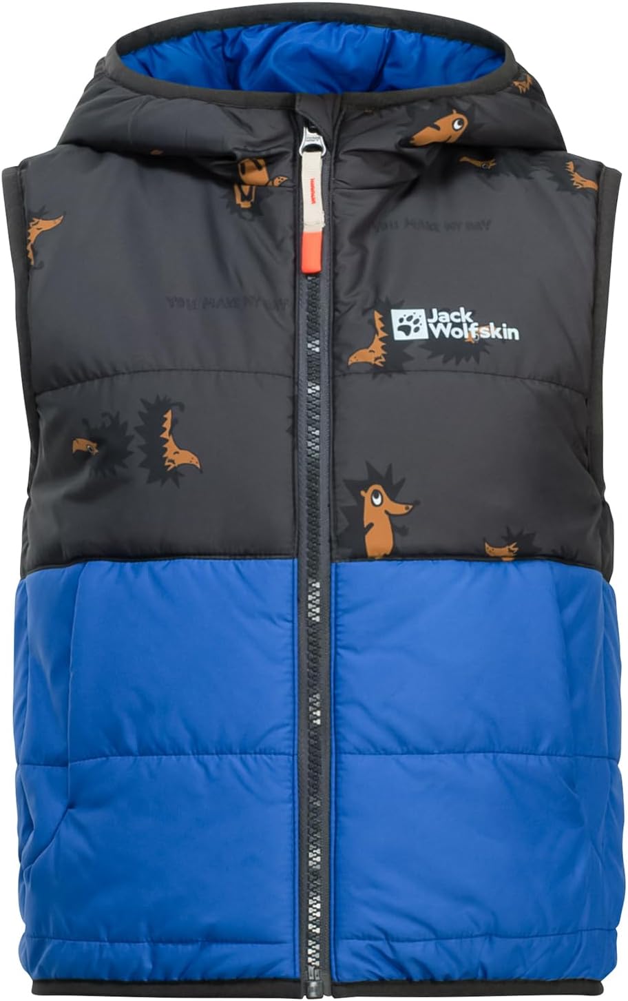 Jack Wolfskin Jungen Gleely Ins Hooded Vest K Weste 104 cm nordic sky, 104 cm nordic sky