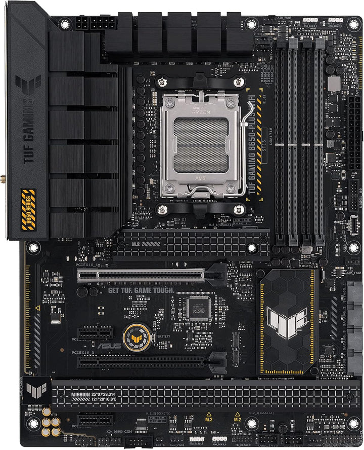 ASUS TUF GAMING B650-PLUS WIFI Mainboard Sockel AMD AM5 (Ryzen 7000, ATX, PCIe 5.0, DDR5-Speicher, 1