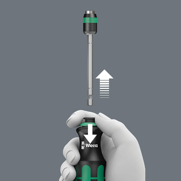 Wera Bit-Handhalter mit Bit-Magazin, leer, 1/4 Zoll x 103 mm, 05051000001