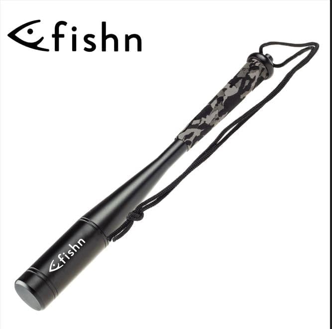 FISHN robuster Aluminium Fischtöter, Fischbetäuber, Totschläger für Fische, Länge: 25/30cm, Gewicht: