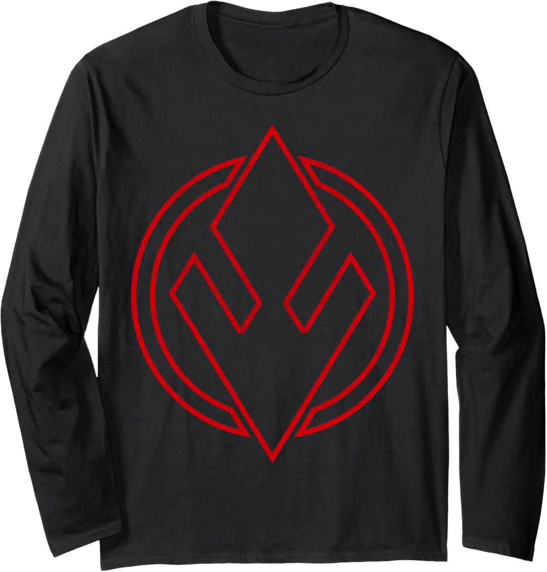 Star Wars: The Rise Of Skywalker Sith Trooper Logo Line Art Langarmshirt