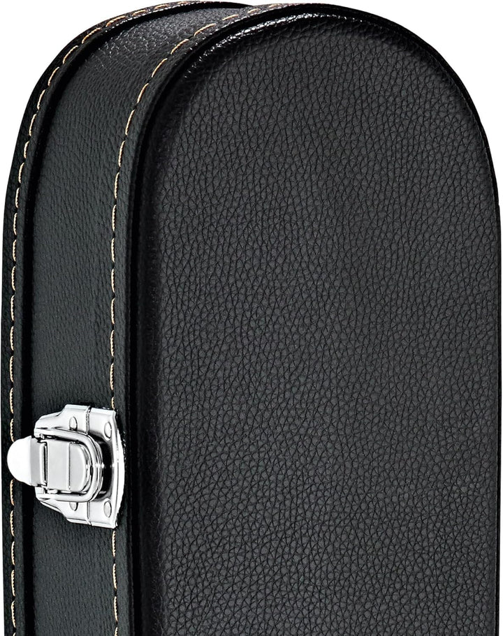 Ortega Guitars Koffer für A-Style Mandoline - schwarz, flat top, Economy Series, chrom Hardware (OMC