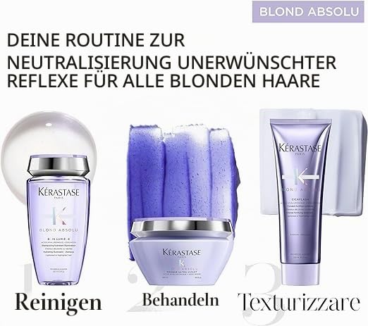 Kerastase Blond absolu Kit Bain lumiere 250ml Cicaflash 250ml Masque 200ml