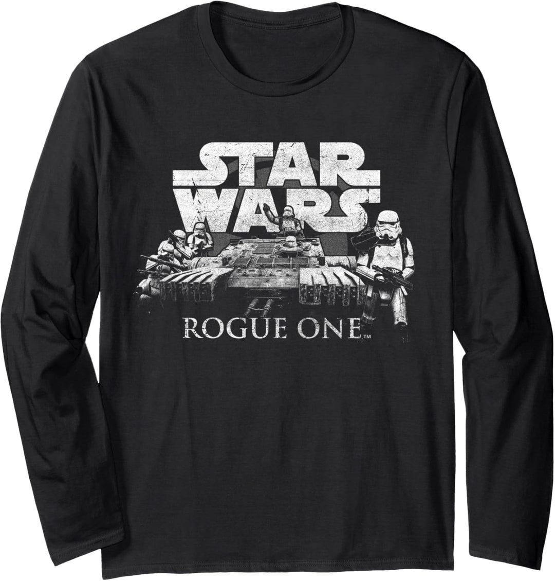 Star Wars Rogue One Troopers Logo Langarmshirt