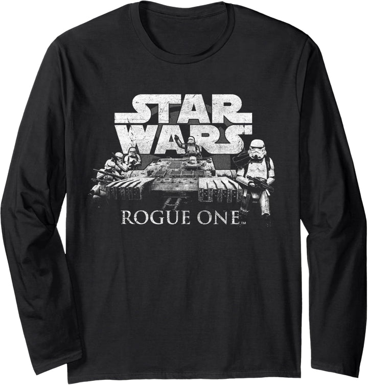 Star Wars Rogue One Troopers Logo Langarmshirt