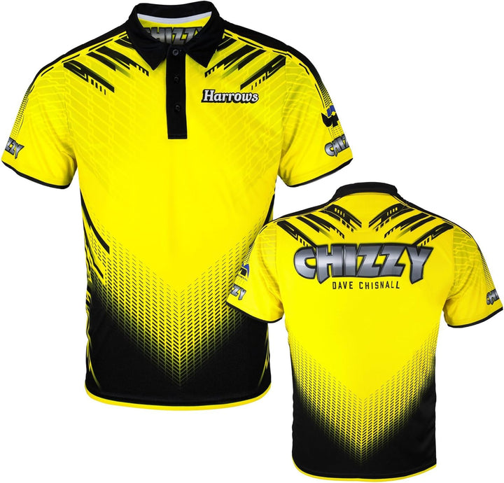 Harrows Darts Dave Chisnall Chizzy Signature Shirt Matchshirt Dart Shirt Trikot Design 2020 (S)
