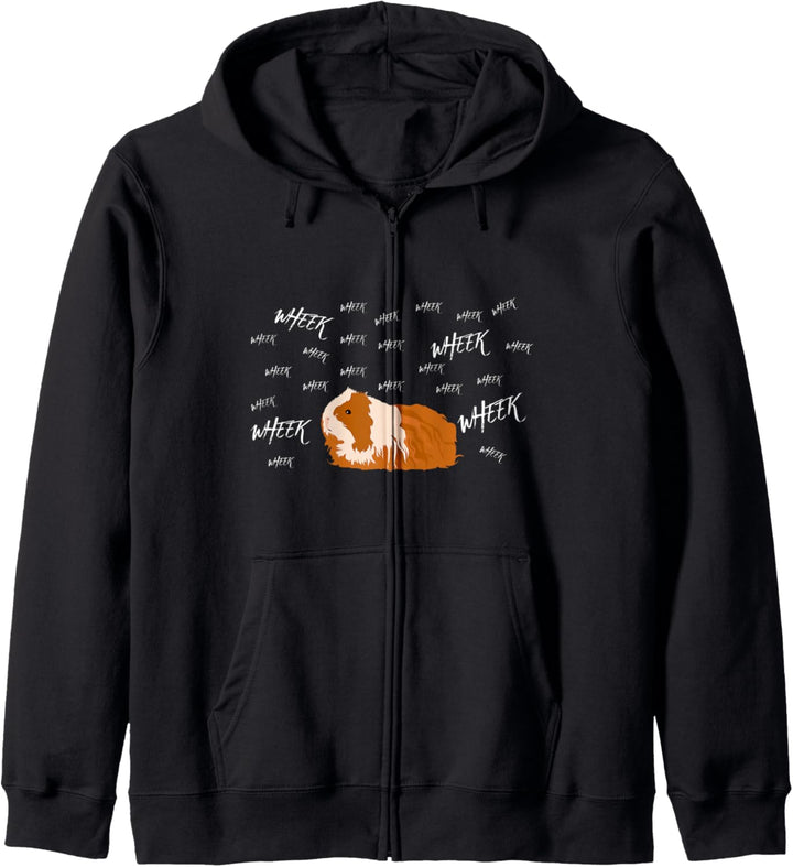 Meerschweinchen Wheek Wheek Wheek Meerschweinchen Design Kapuzenjacke